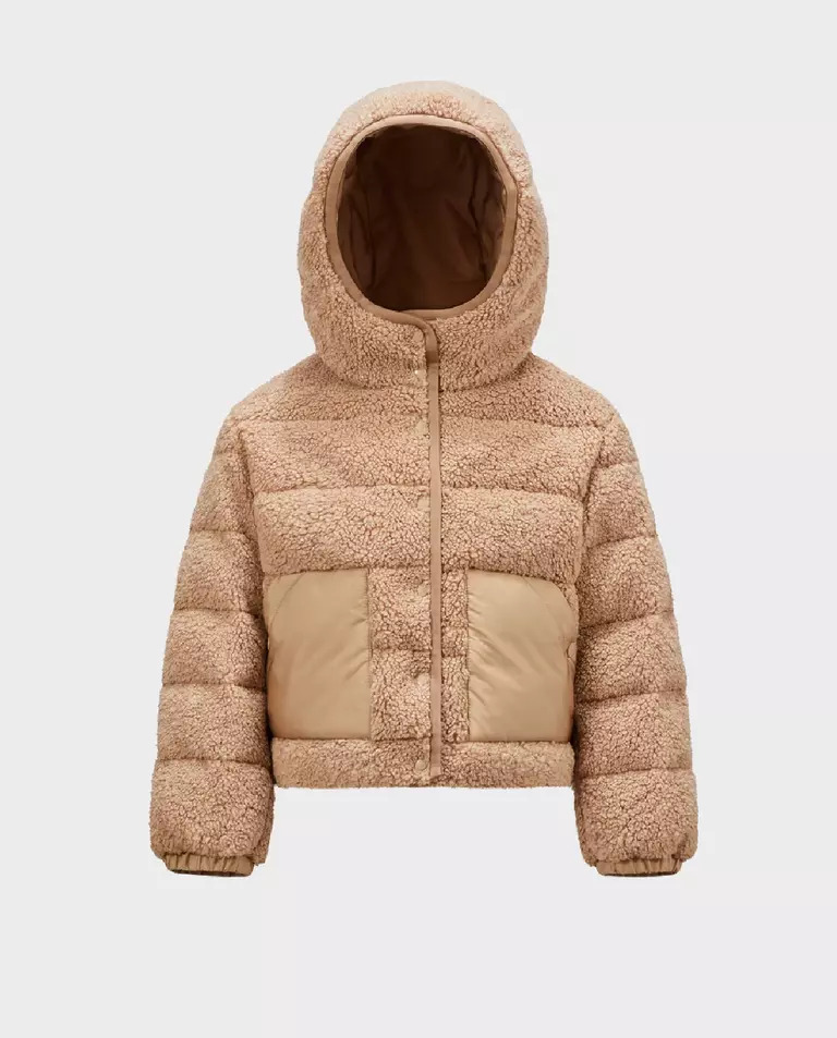 MONCLER KIDS Audrieu Teddy пуховик