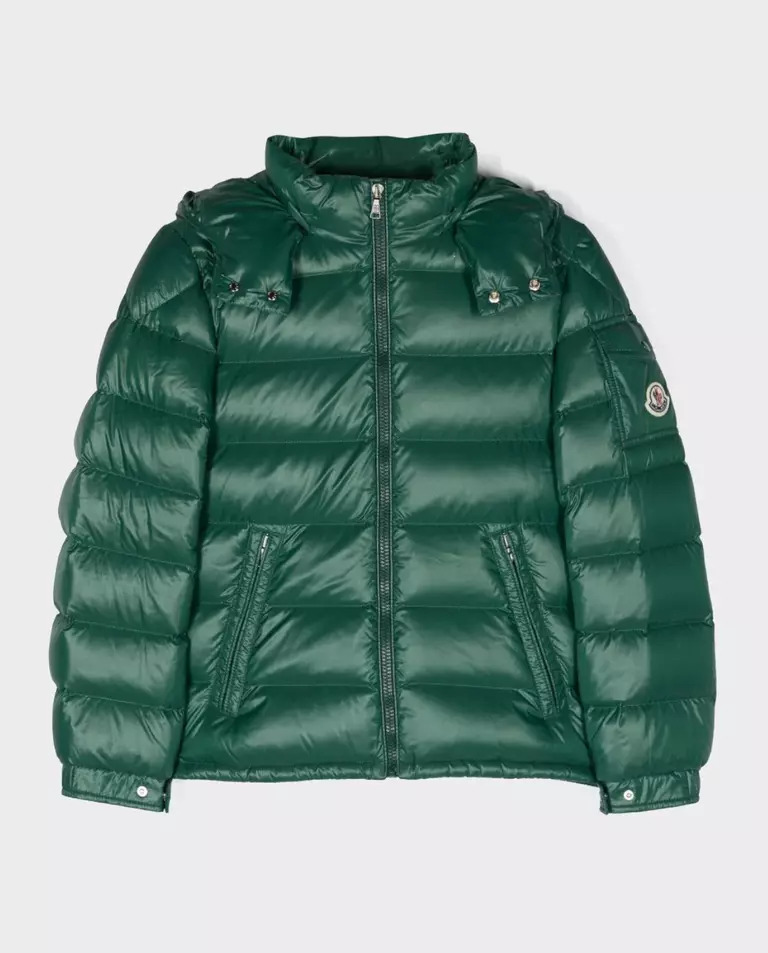 Зелений пуховик MONCLER KIDS Maya 8-14 років