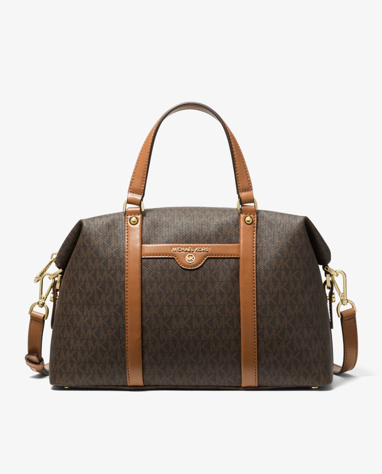 MICHAEL KORS Коричнева сумочка з логотипом MICHAEL KORS Brown Beck Medium