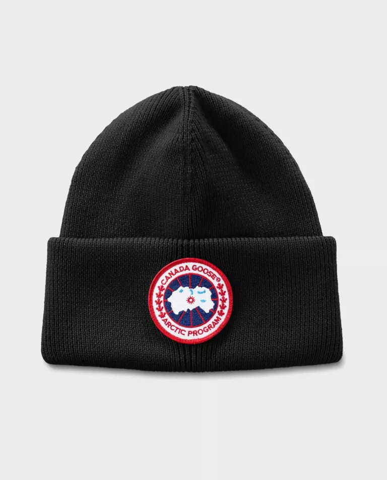 CANADA GOOSE Чорна вовняна шапка