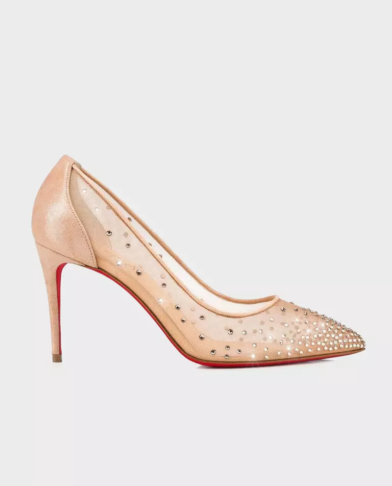 Шпильки CHRISTIAN LOUBOUTIN Follies Strass 8,5 см