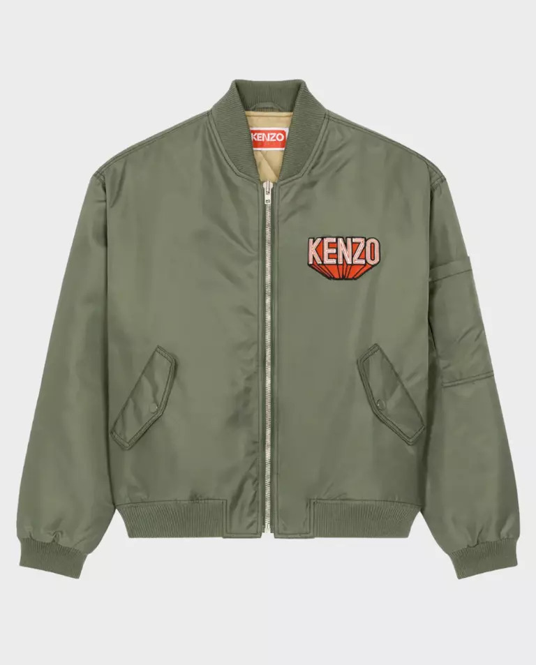 Куртка-бомбер з логотипом KENZO Olive