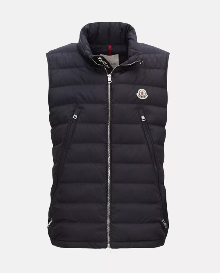 MONCLER Чорний жилет Albyt