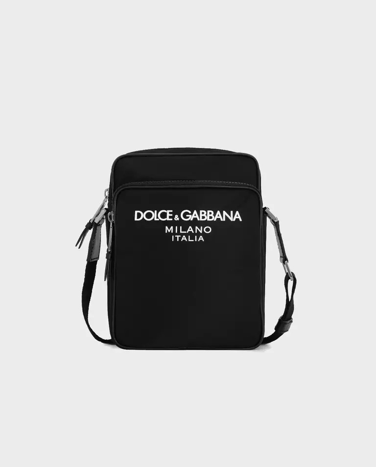 DOLCE & GABBANA Чорна сумка з логотипом