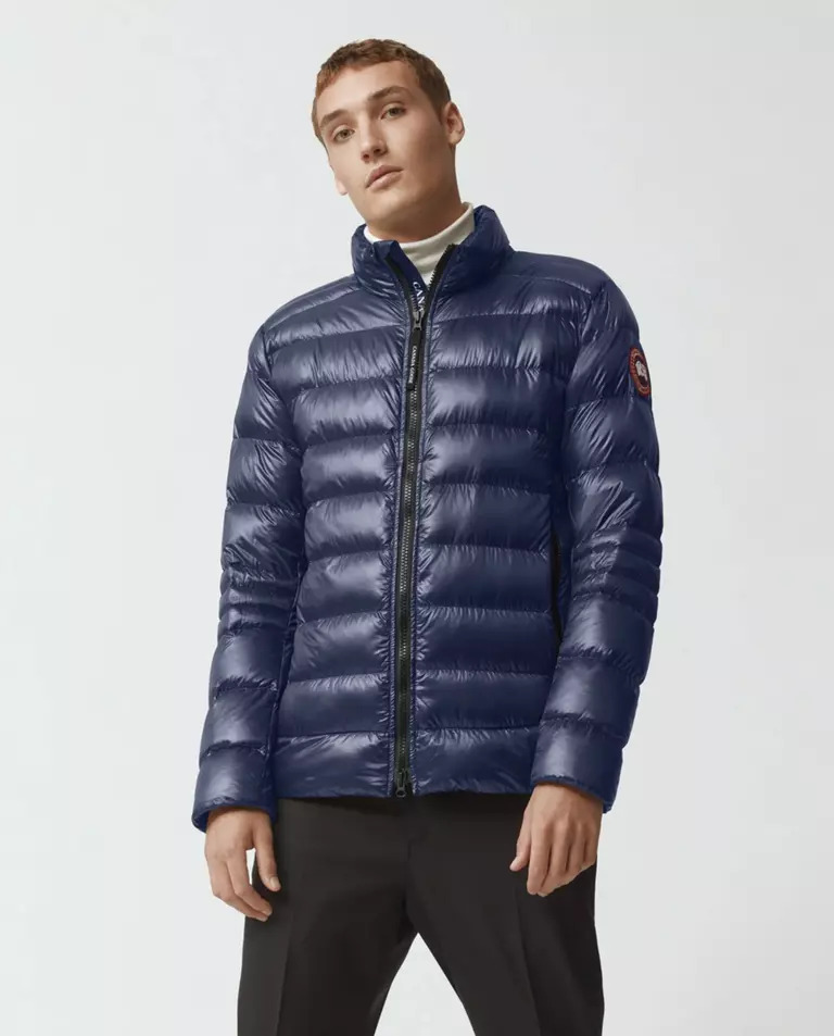 Темно-синя пухова куртка Crofton від CANADA GOOSE