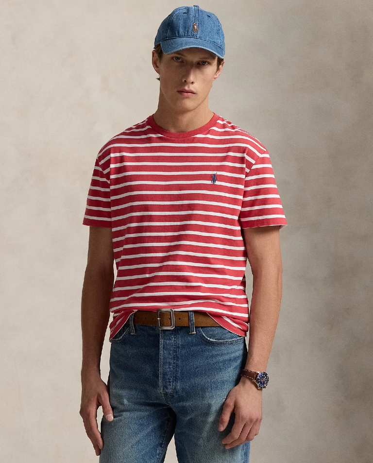 RALPH LAUREN Смугаста футболка Custom Slim Fit