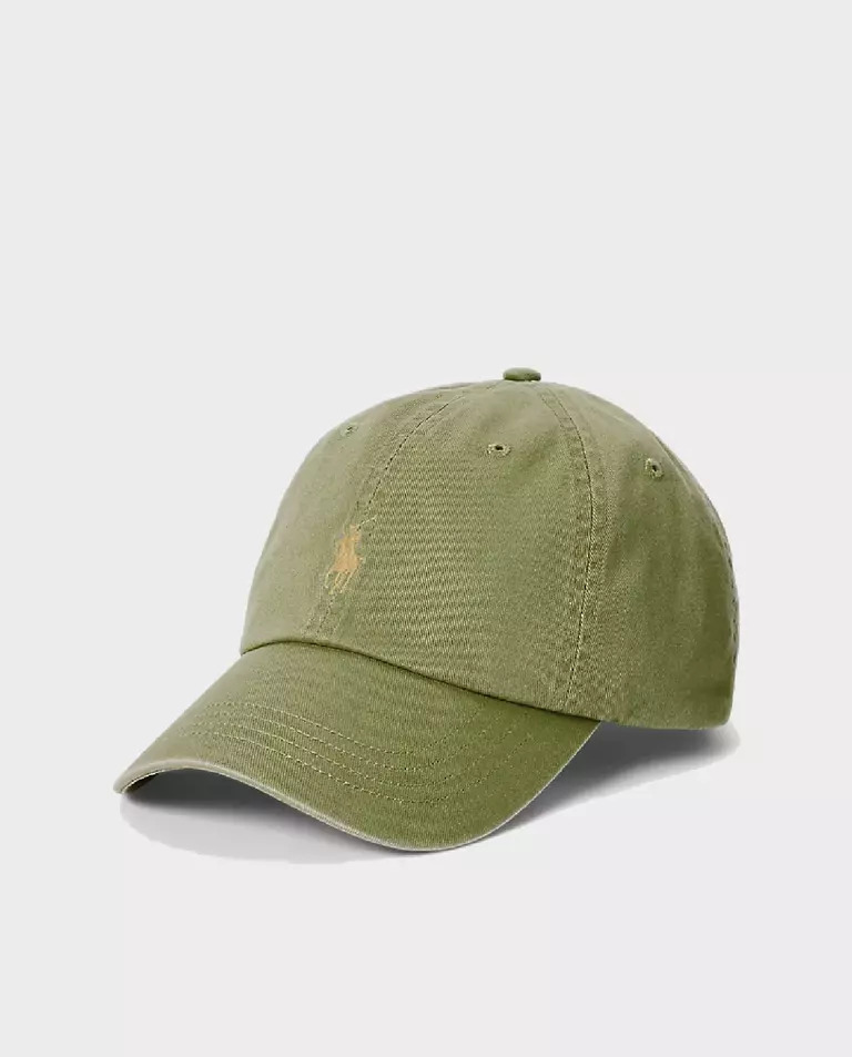 Бейсболка RALPH LAUREN Olive з вишитим логотипом