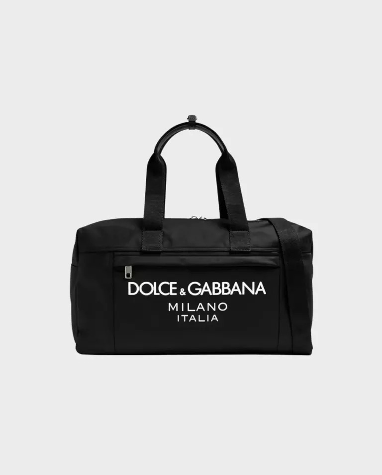 DOLCE & GABBANA Черный портфель из оленьей кожи 