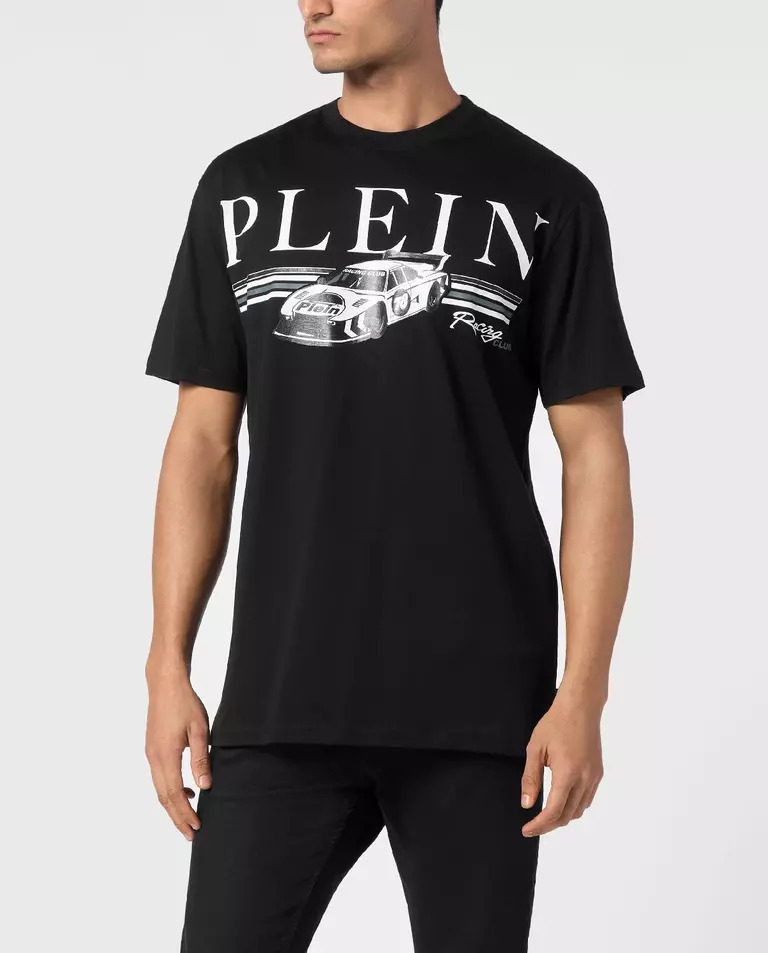 Футболка PHILIPP PLEIN Black SS Cars Racing