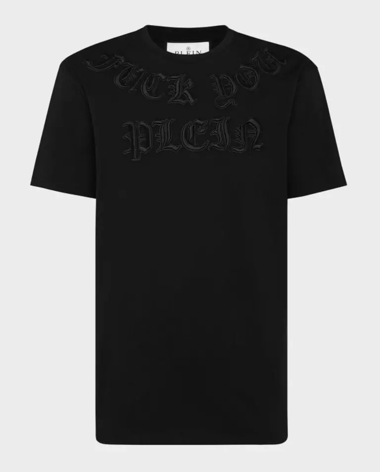 Готическая футболка PHILIPP PLEIN Black SS