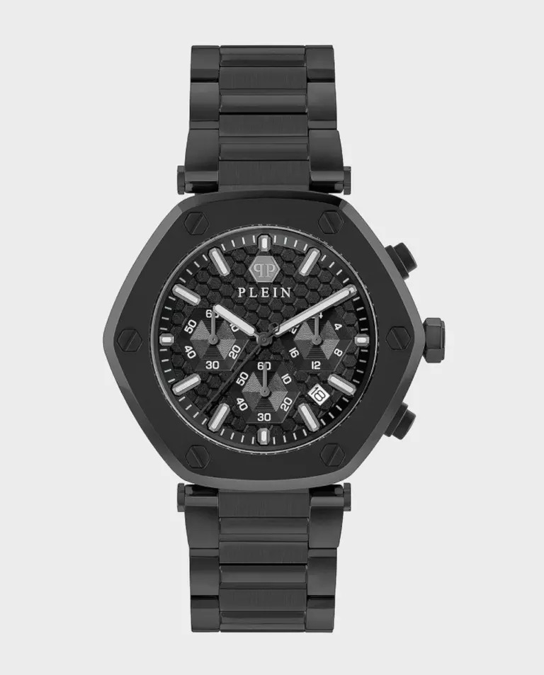 Годинник PHILIPP PLEIN Black Hexagon Chrono розмір ONE SIZE