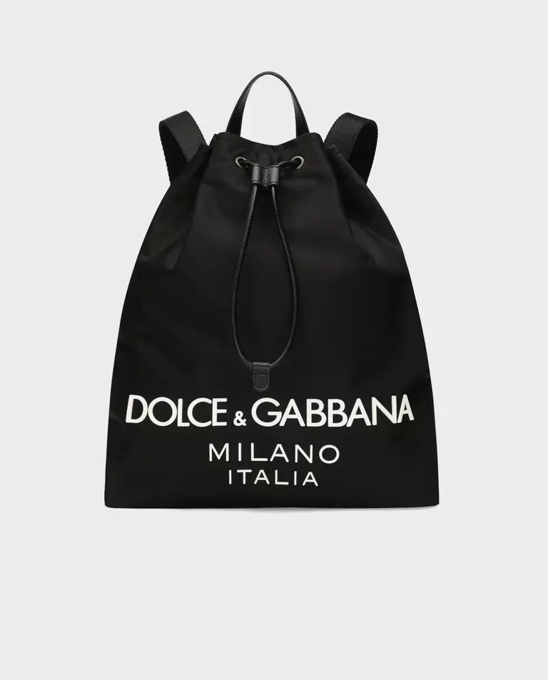 DOLCE & GABBANA Маленькая нейлоновая почка с логотипом 