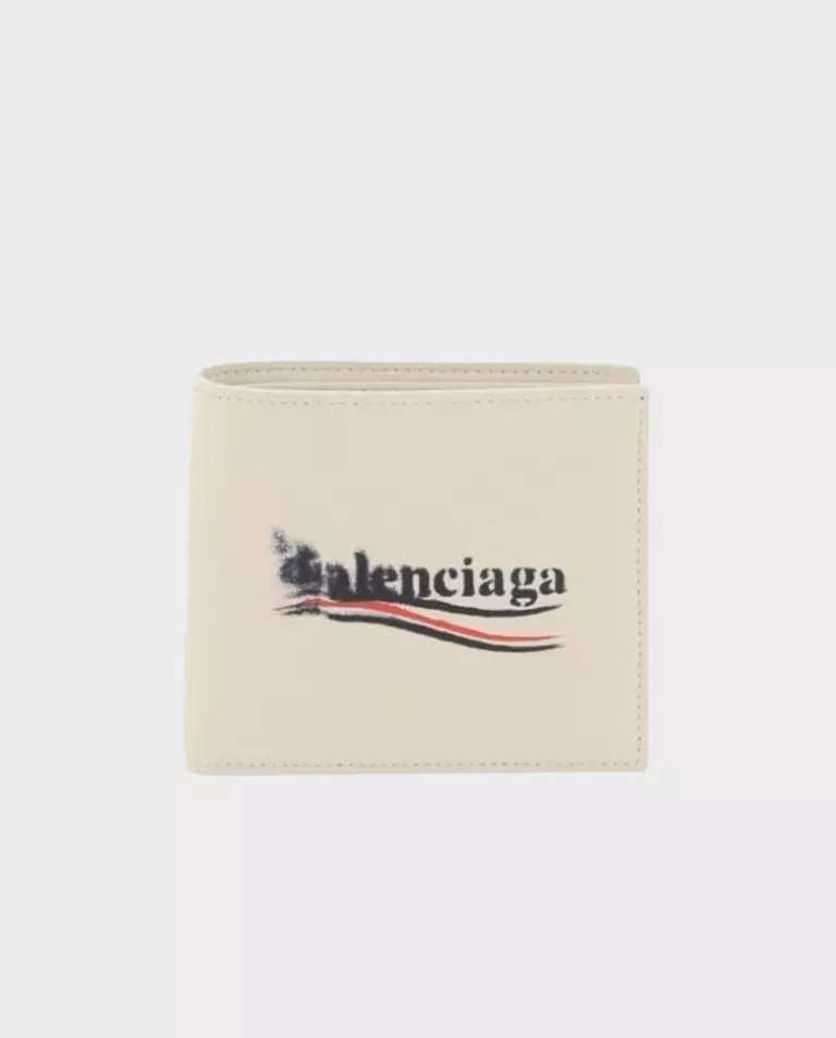 BALENCIAGA Шкіряний гаманець з логотипом