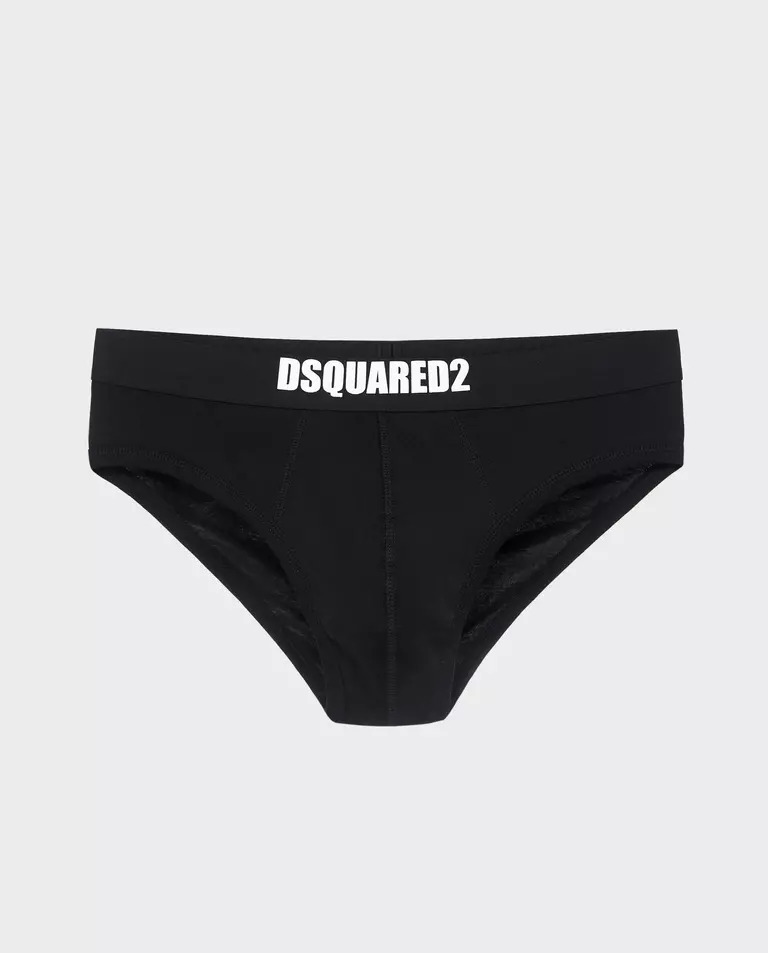 DSQUARED2 Черные трусы с логотипом 