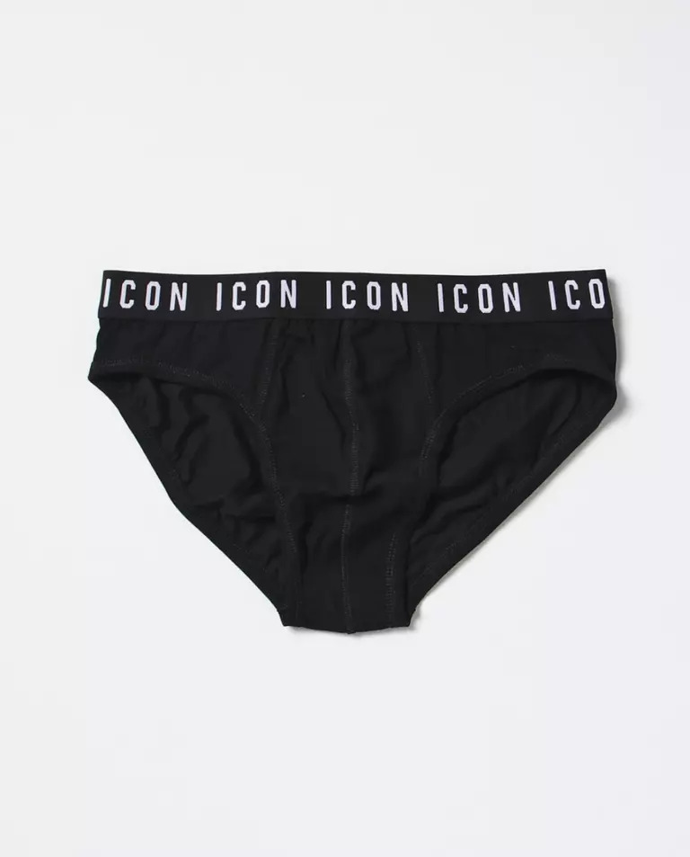 DSQUARED2 Чорні труси з логотипом ICON