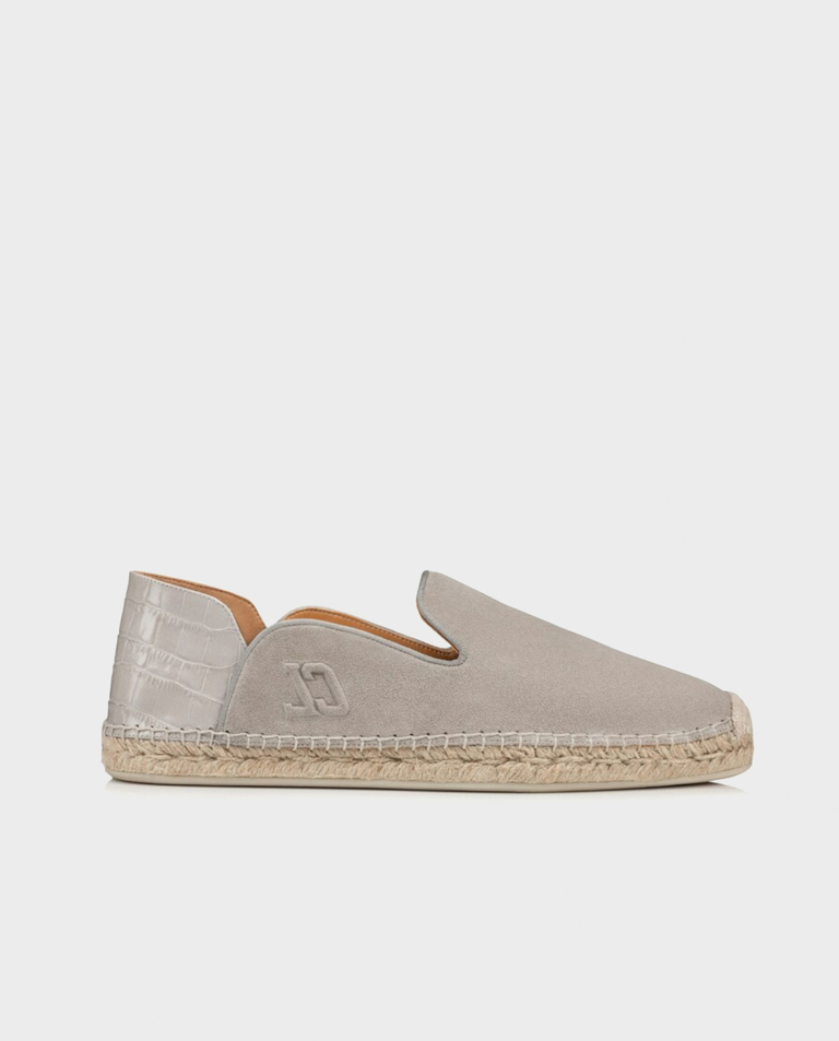 Эспадрильи CHRISTIAN LOUBOUTIN Grey Varsi Espadon