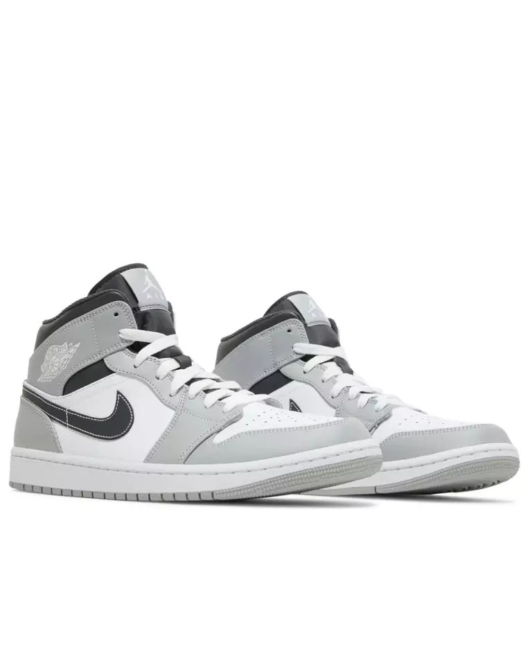 AIR JORDAN Кросівки Air Jordan 1 Mid Light Smoke Grey Anthracite