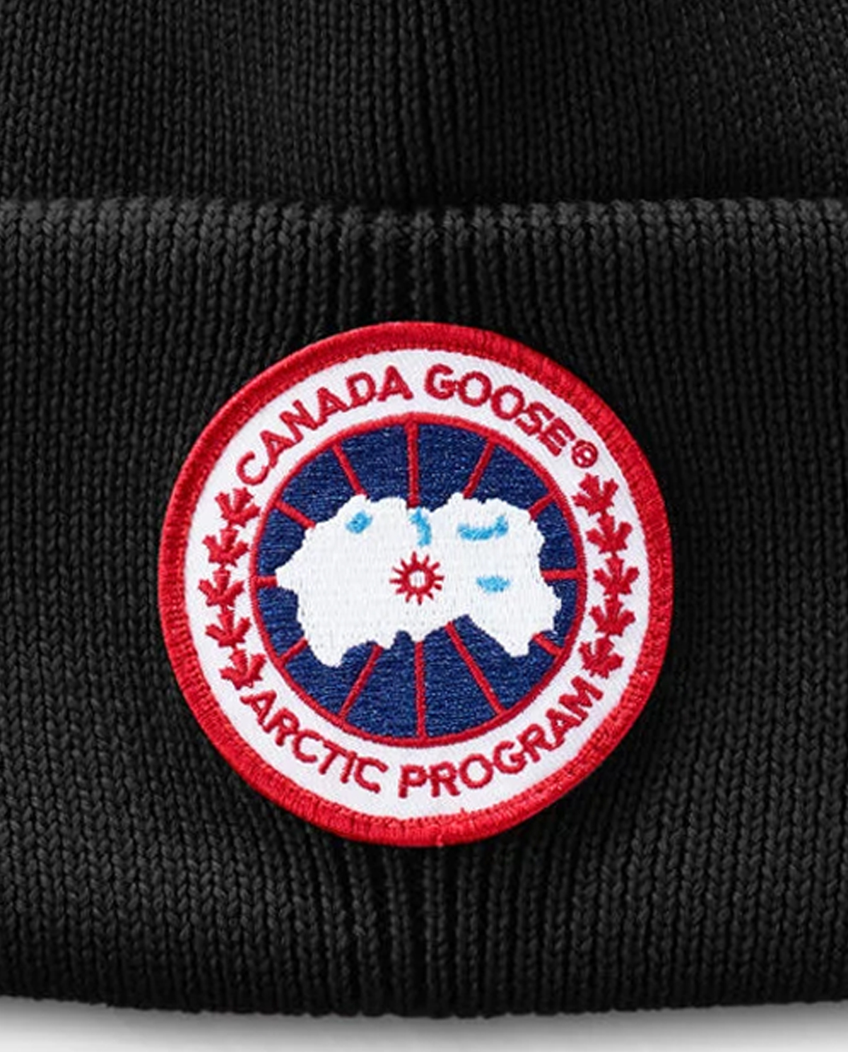 CANADA GOOSE Чорна вовняна шапка