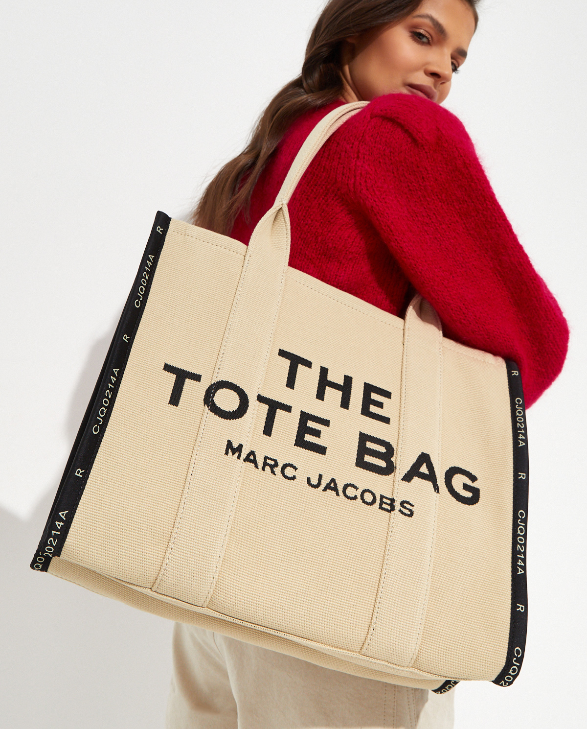 MARC JACOBS Beige The Tote Bag Велика сумка через плече MARC JACOBS