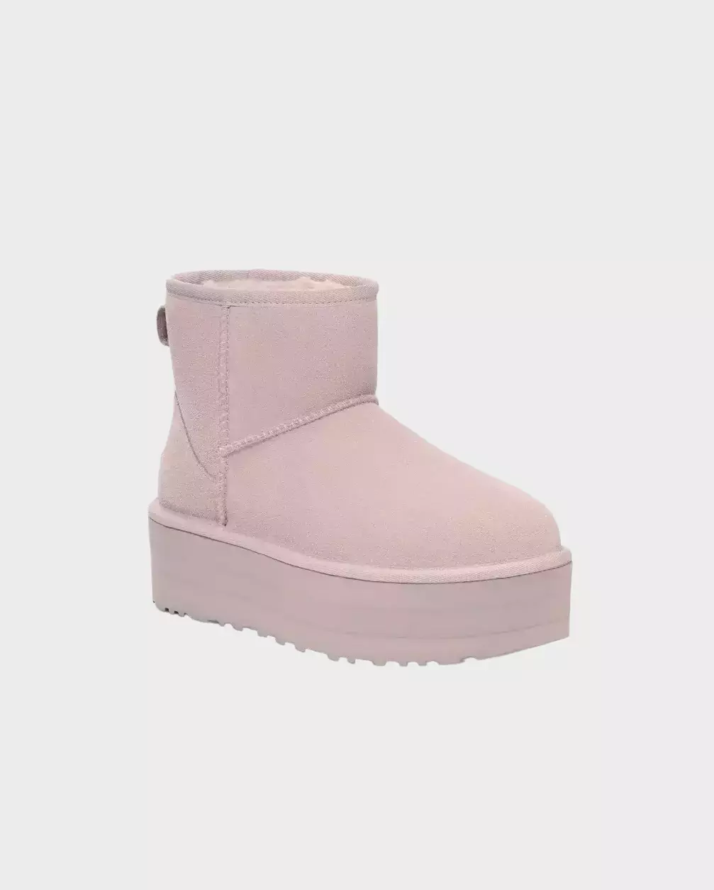 Рожеві сноубутси UGG Classic Mini Platform