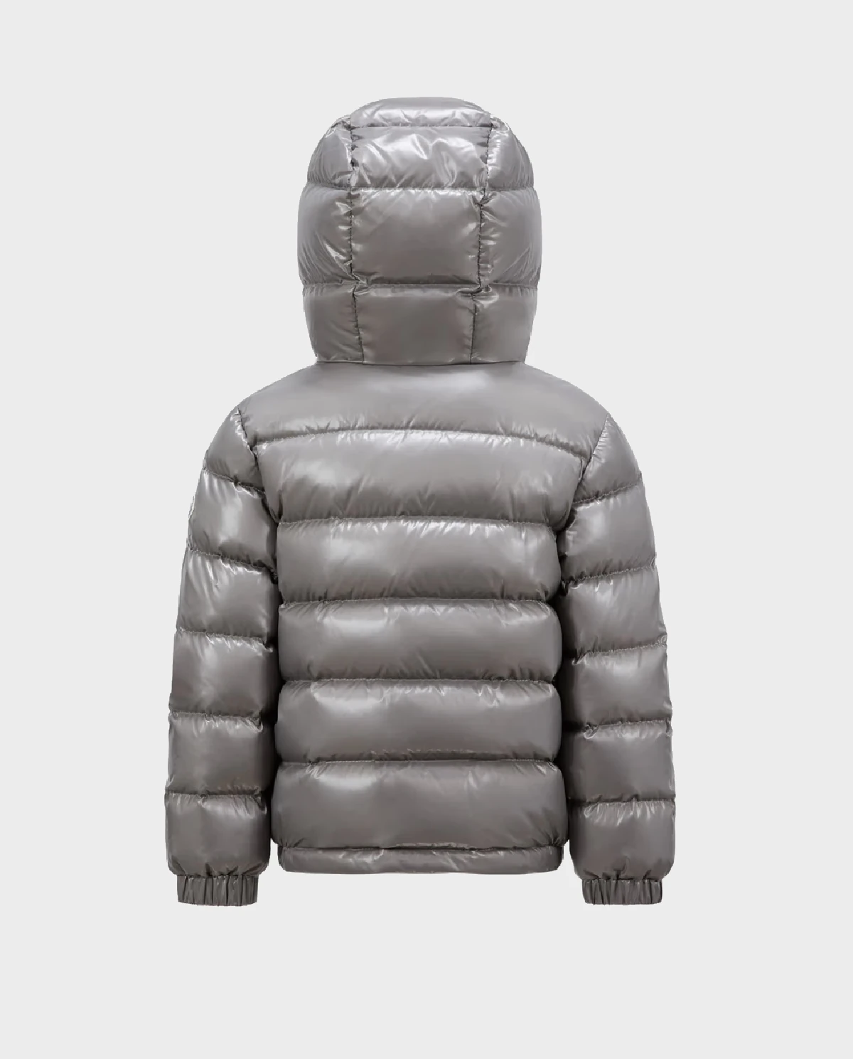 MONCLER KIDS Сірий пуховик Aubert