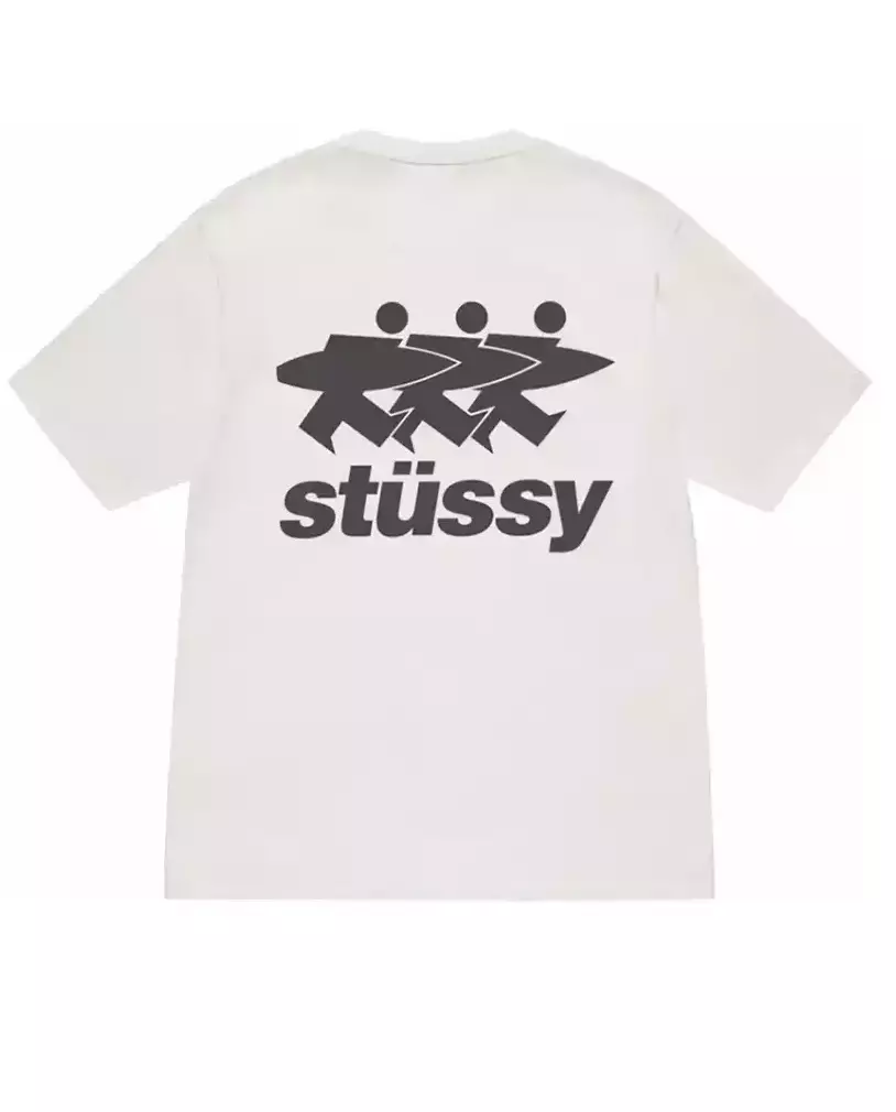 STUSSY Surfwalk Pigment Dyed Tee Natural 