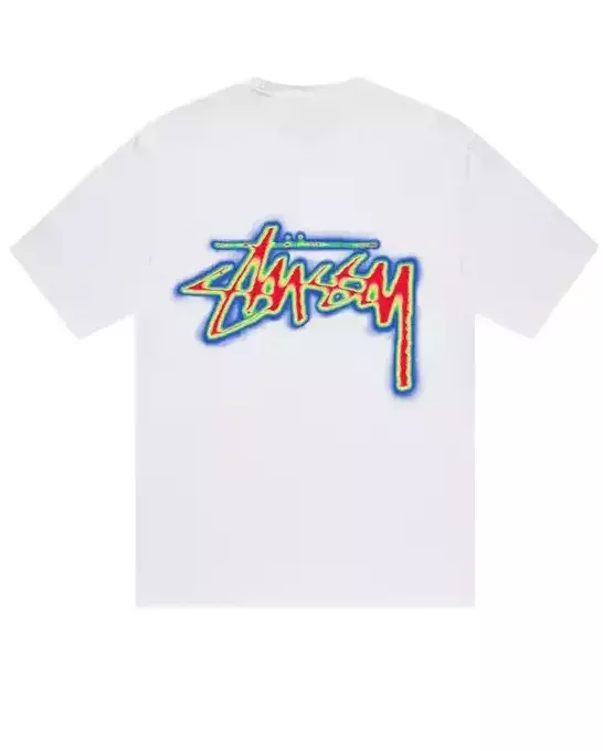 STUSSY Футболка Stussy Thermal Stock Tee Білий