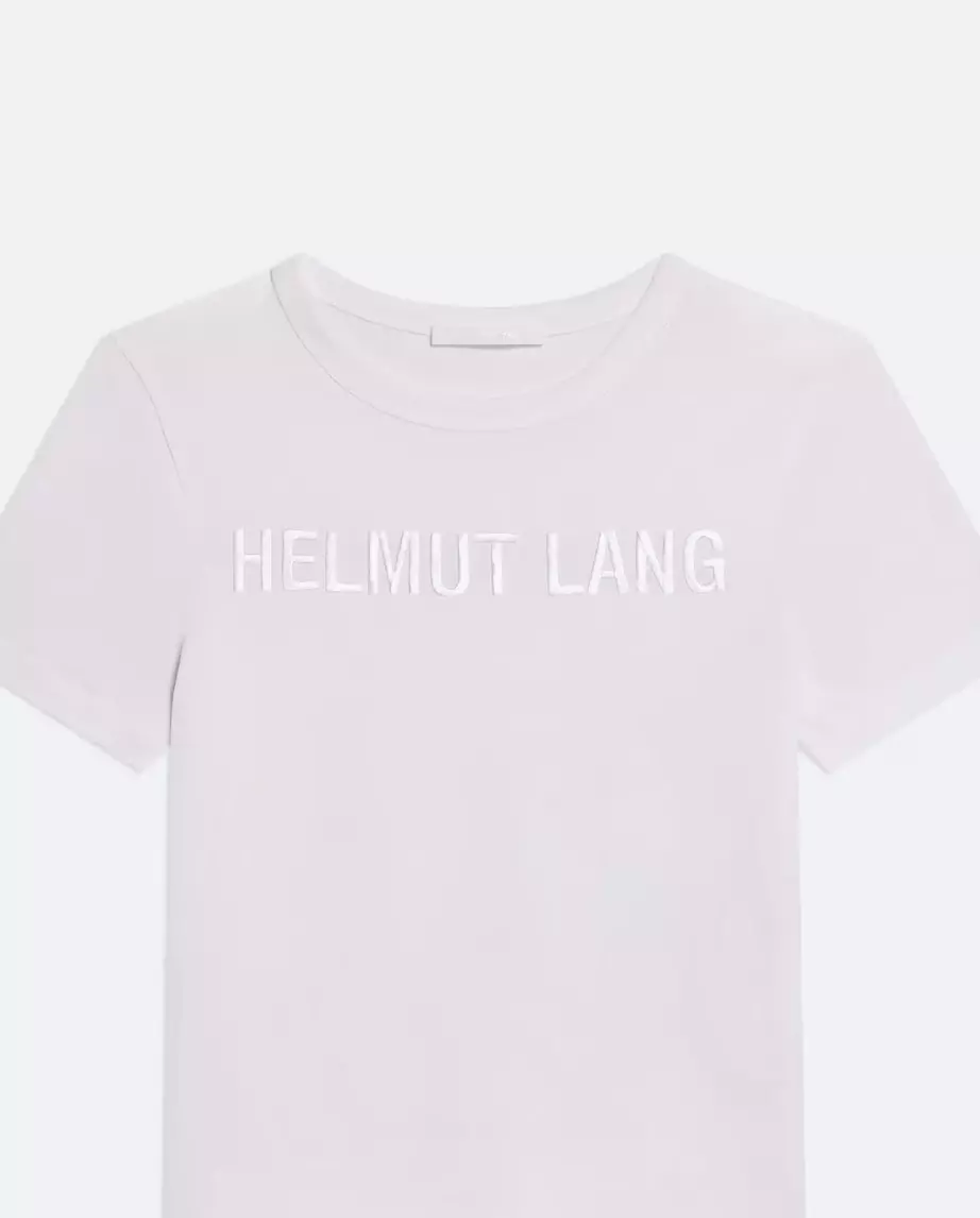 HELMUT LANG Біла футболка з логотипом