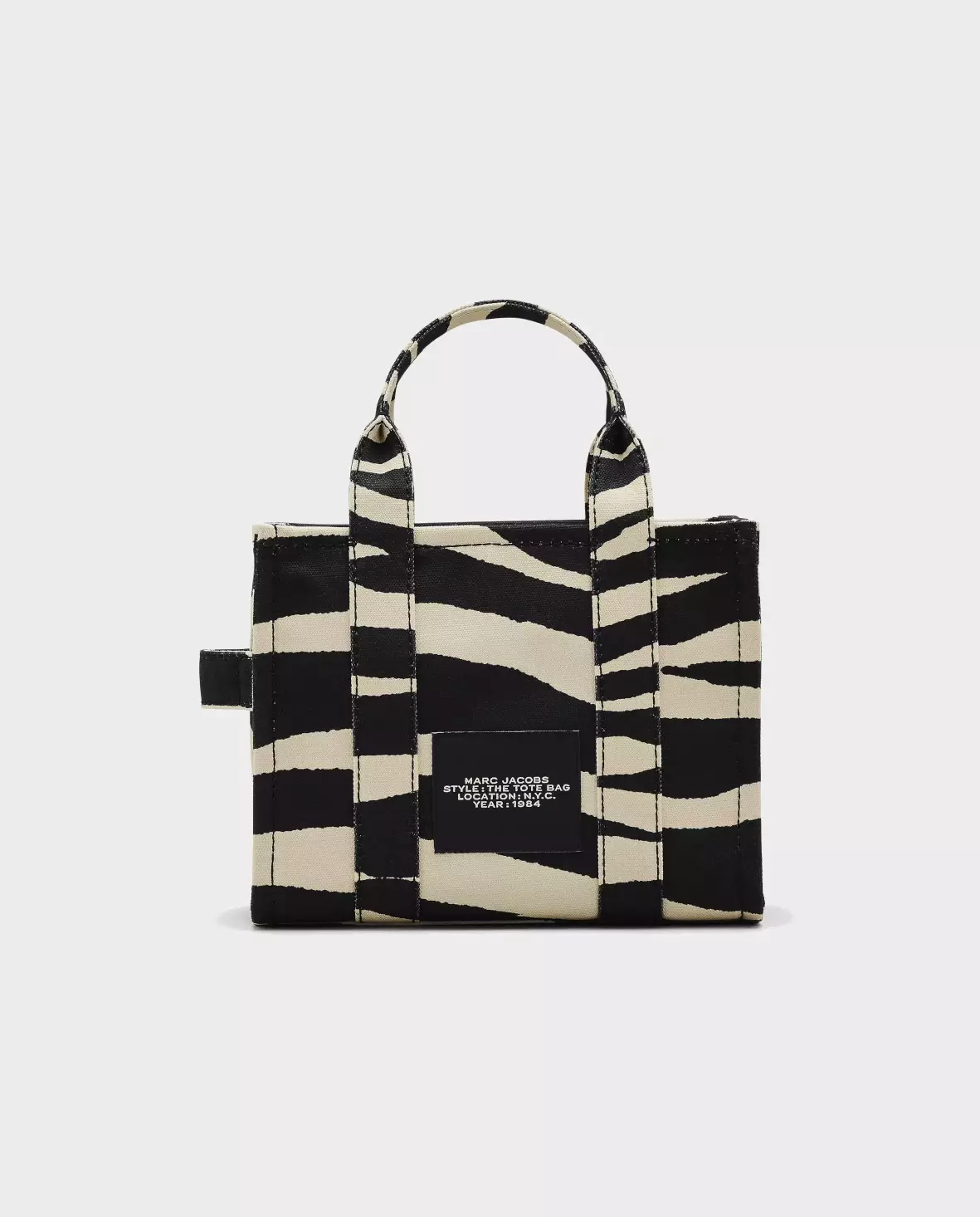 MARC JACOBS Чорно-біла сумка Tote Bag Small