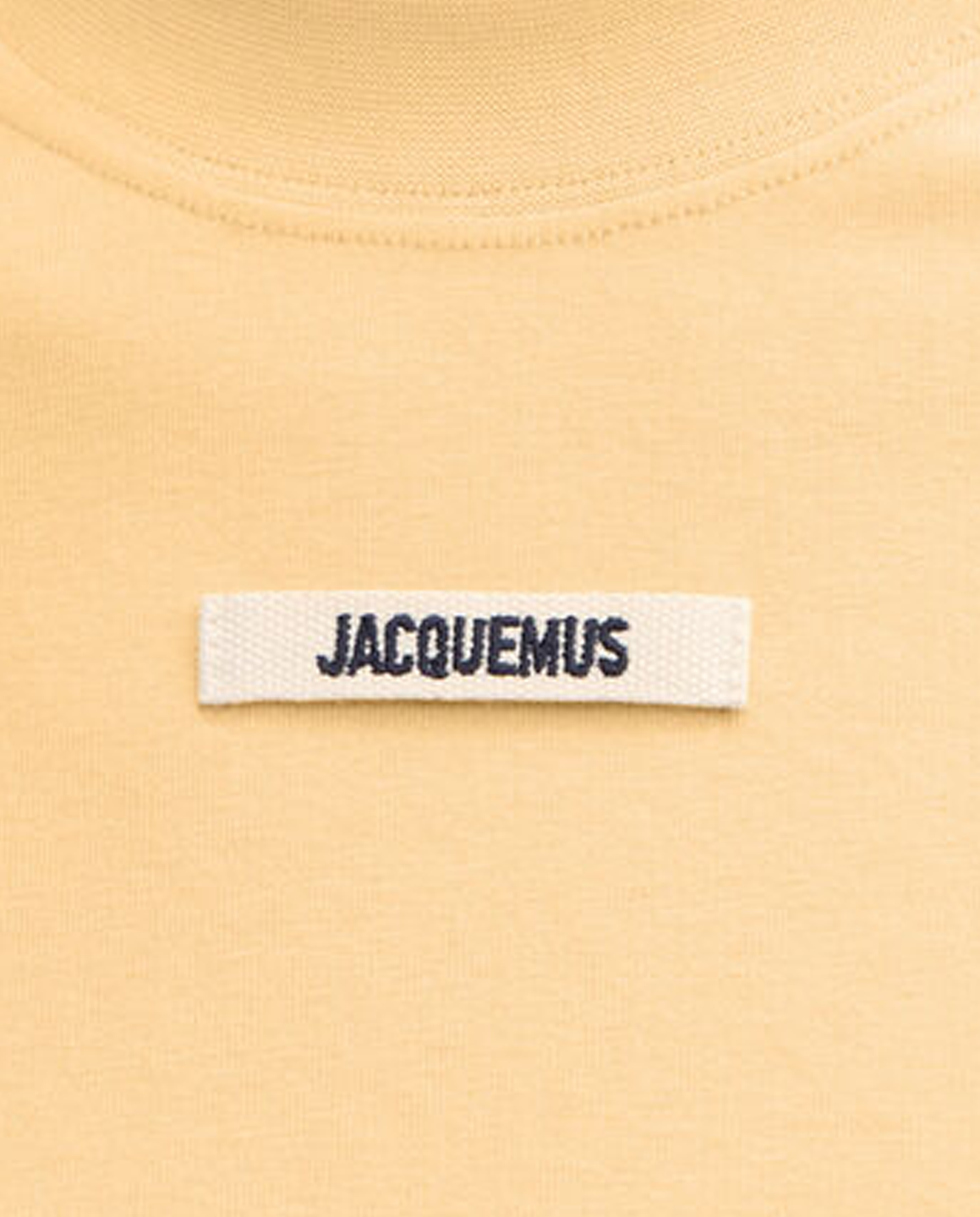 Жовта футболка JACQUEMUS Gros Grain