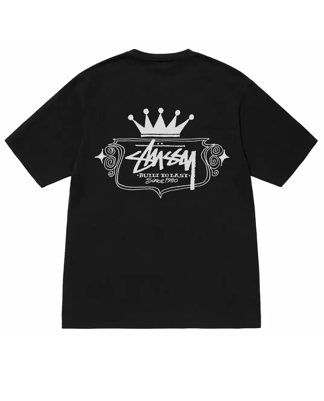 STUSSY Футболка Stussy Built To Last Pigment Dyed Tee Черный 