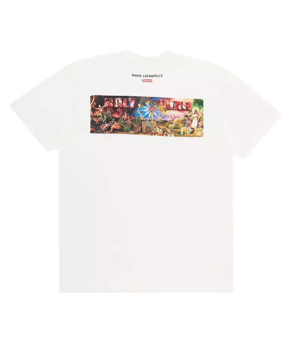 SUPREME White Holy War Tee Білий