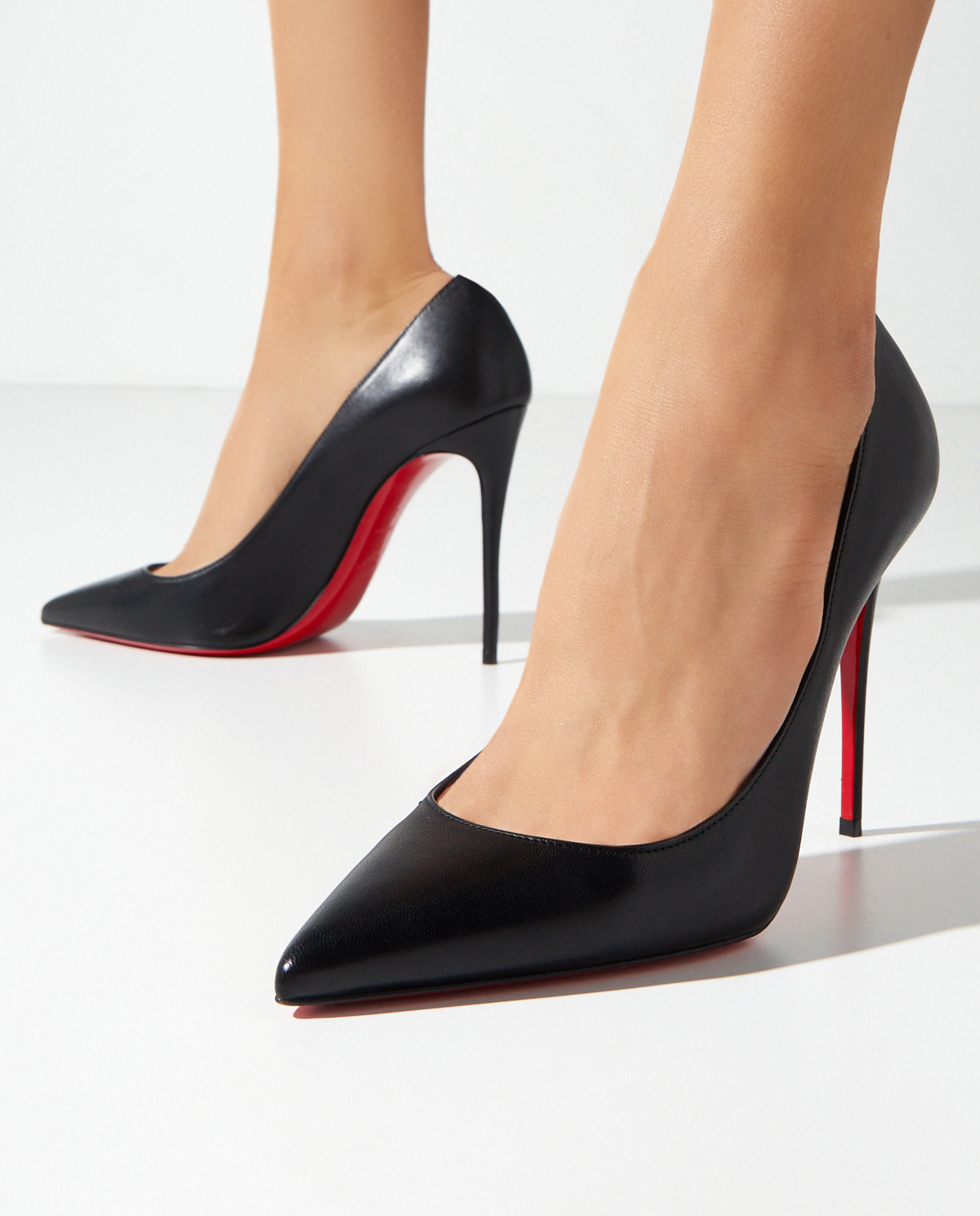 CHRISTIAN LOUBOUTIN Чорні шпильки Kate 10 см