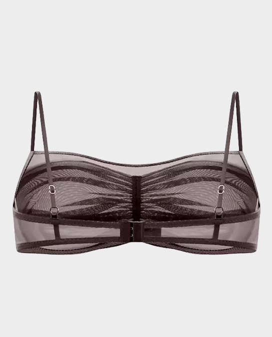 Бюстгальтер з тюлю ZHILYOVA LINGERIE Brown Amora