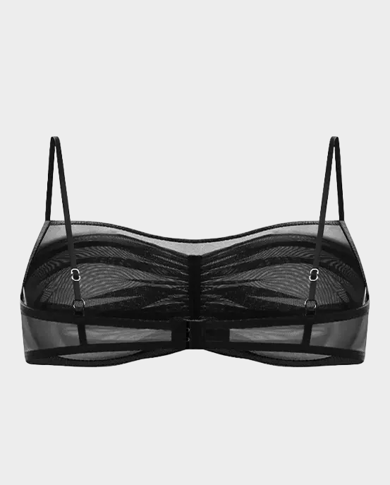 Бюстгальтер з тюлю ZHILYOVA LINGERIE Black Amora