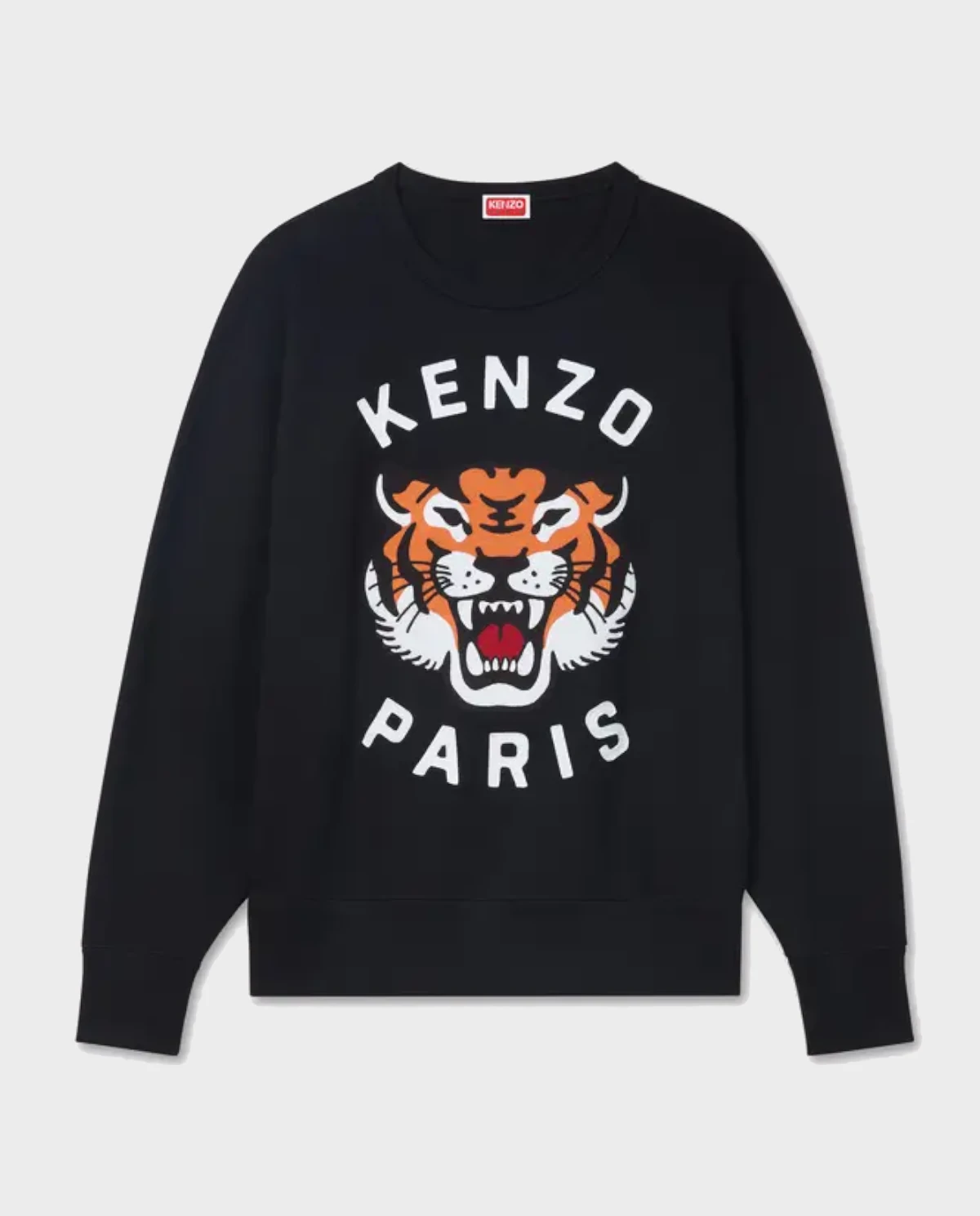 KENZO Чорна толстовка з принтом від Kenzo Paris