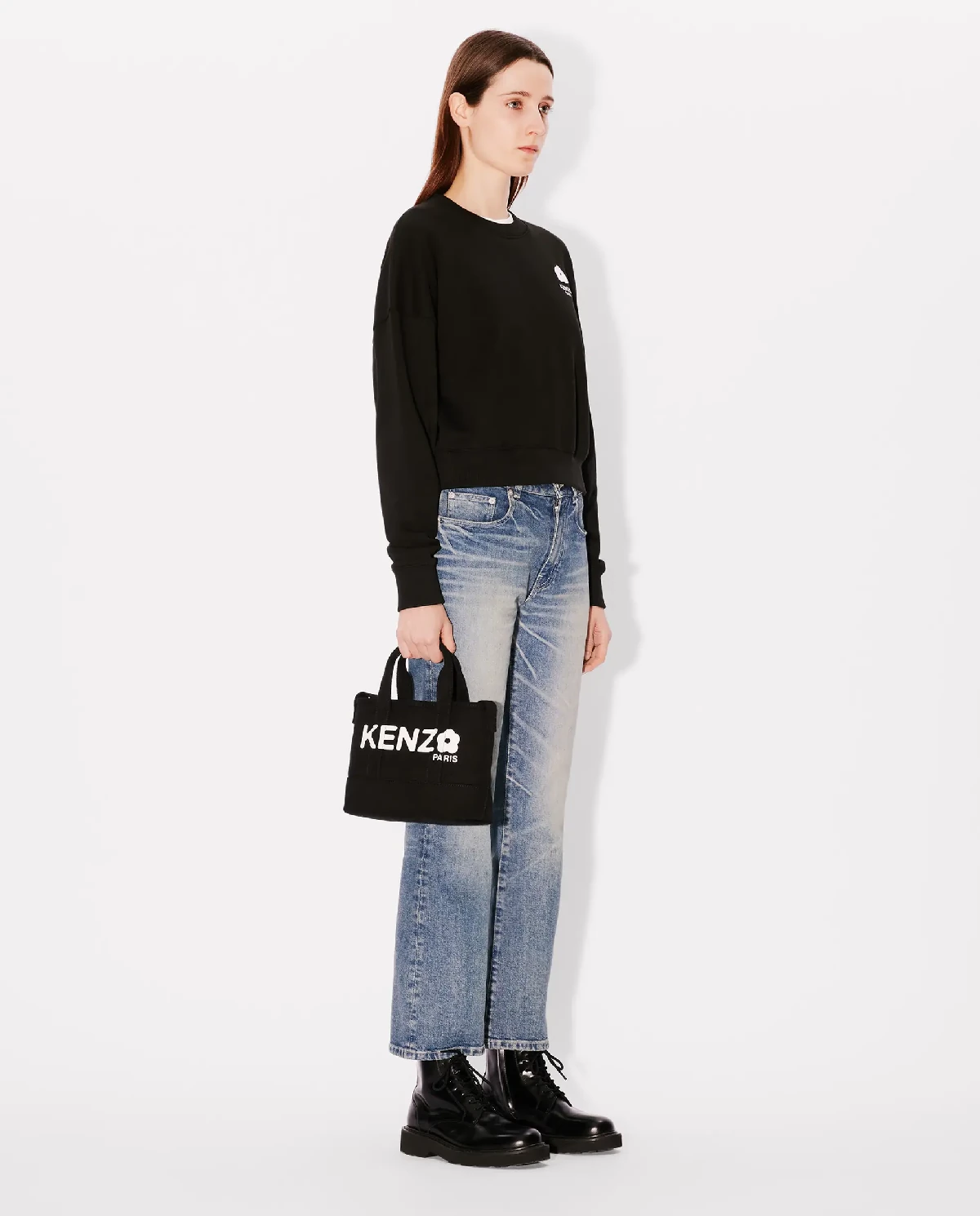 KENZO Чорна сумка-шопер Kenzo Utility Small