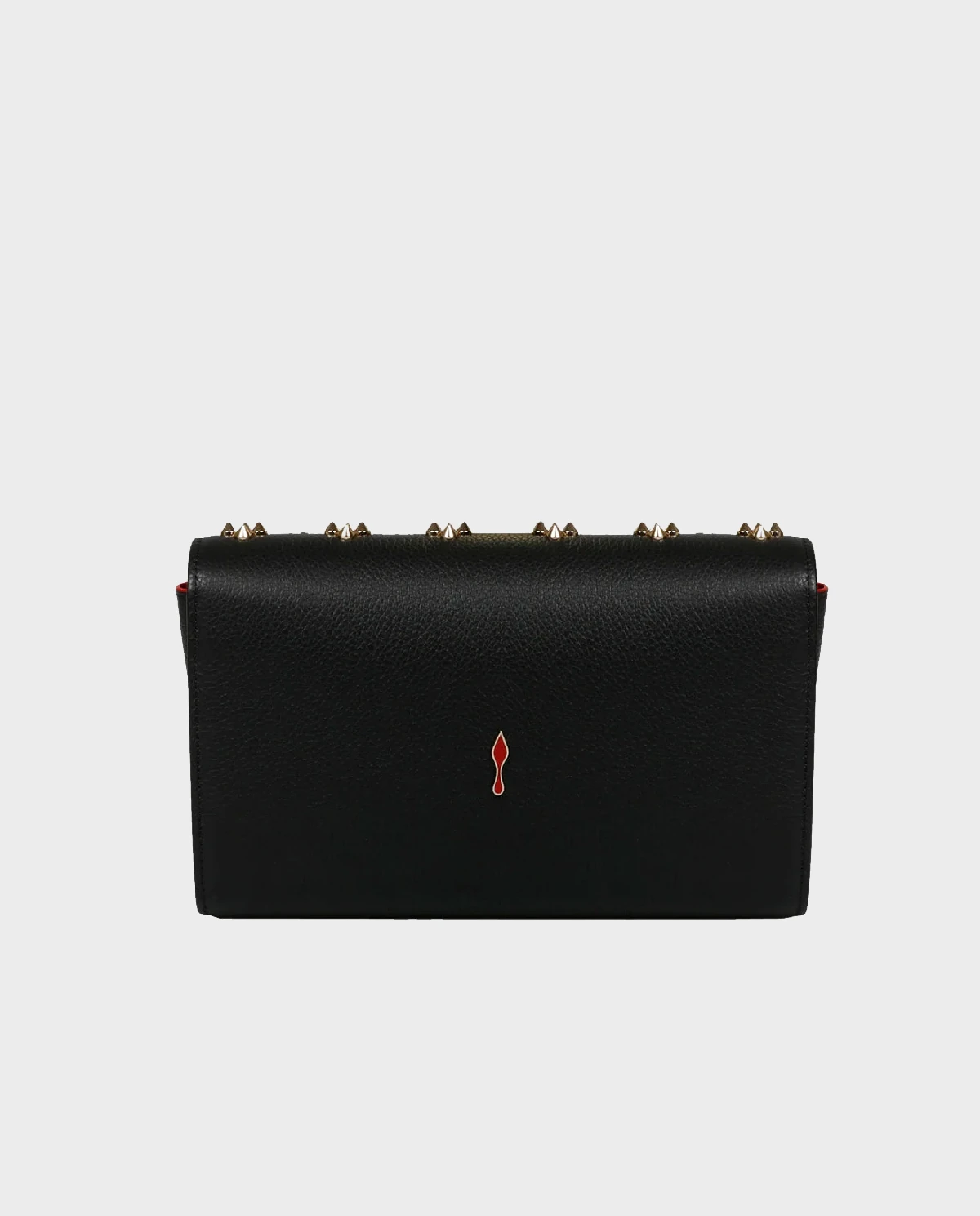 CHRISTIAN LOUBOUTIN Черная сумочка с шипами Paloma Clutch размер ONE SIZE