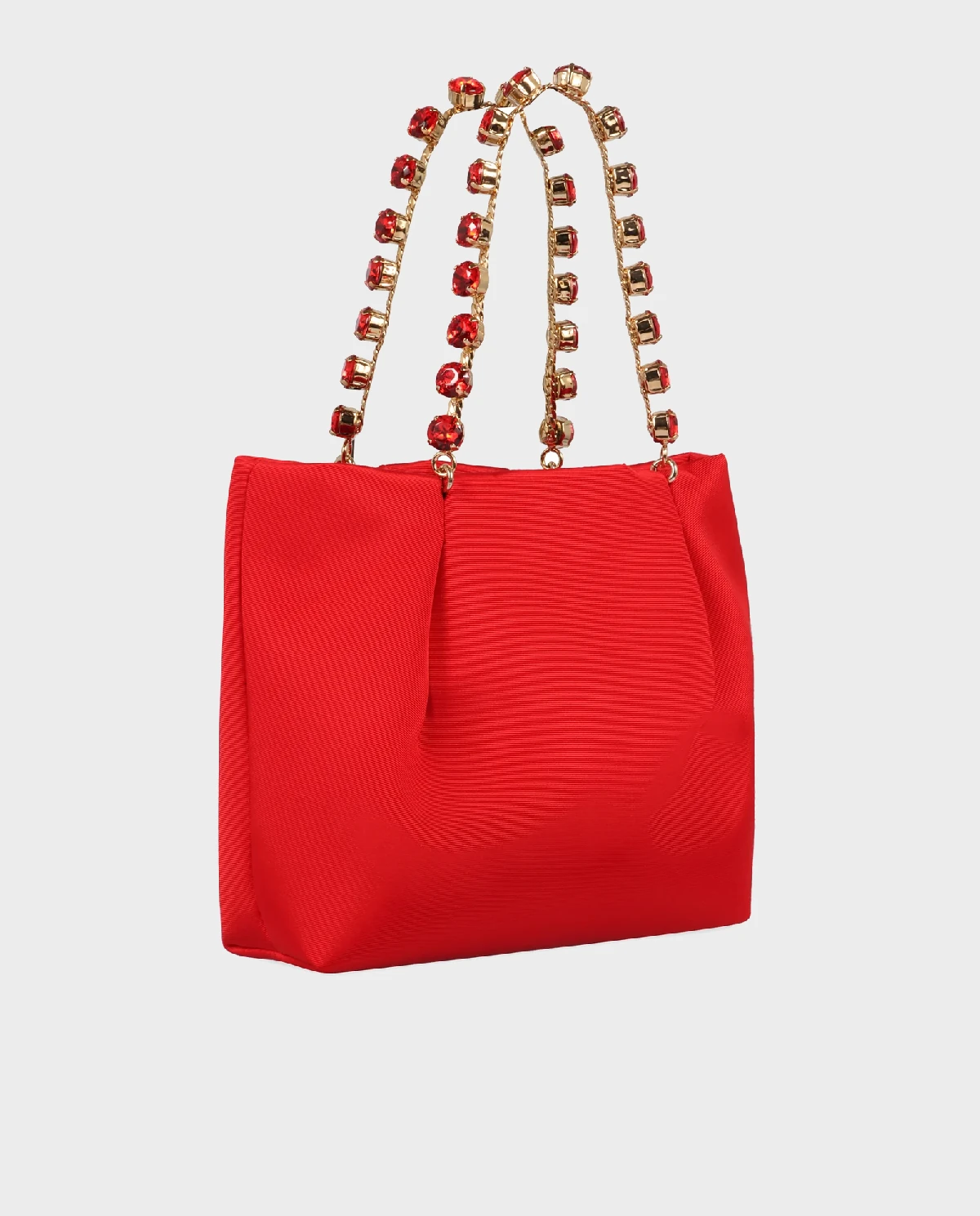 AQUAZZURA Red Galactic Mini Tote Handbag Red Galactic Mini Tote Handbag