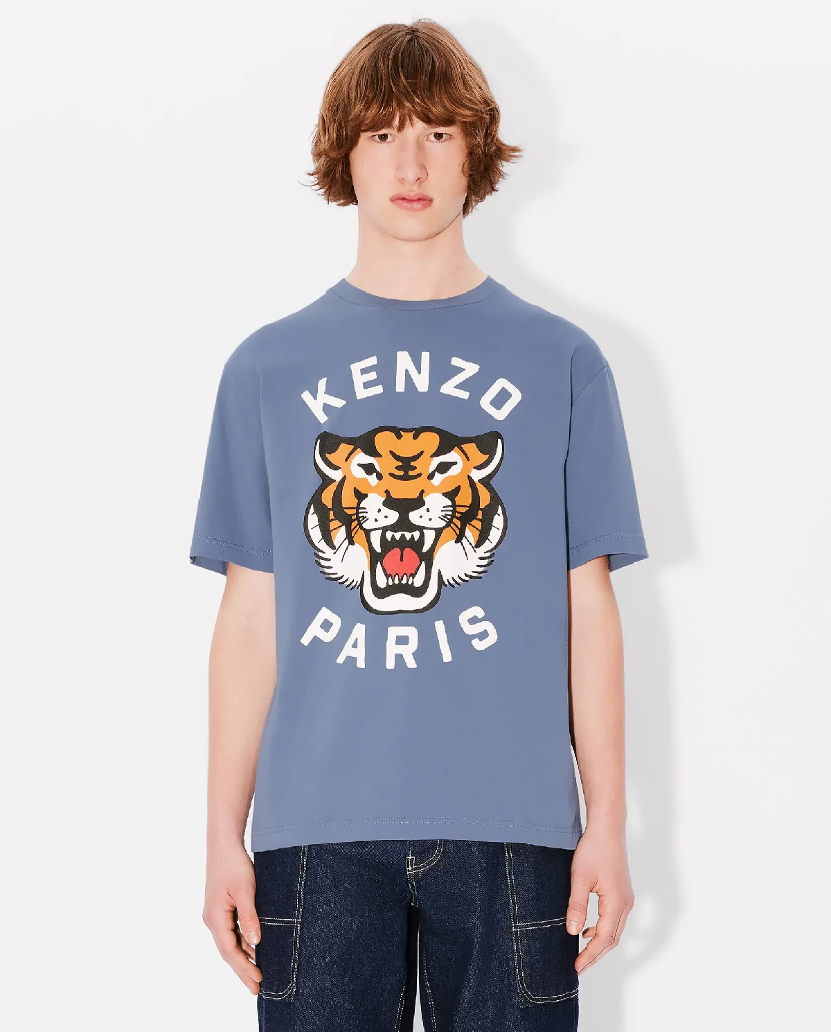 Футболка KENZO Blue Lucky Tiger