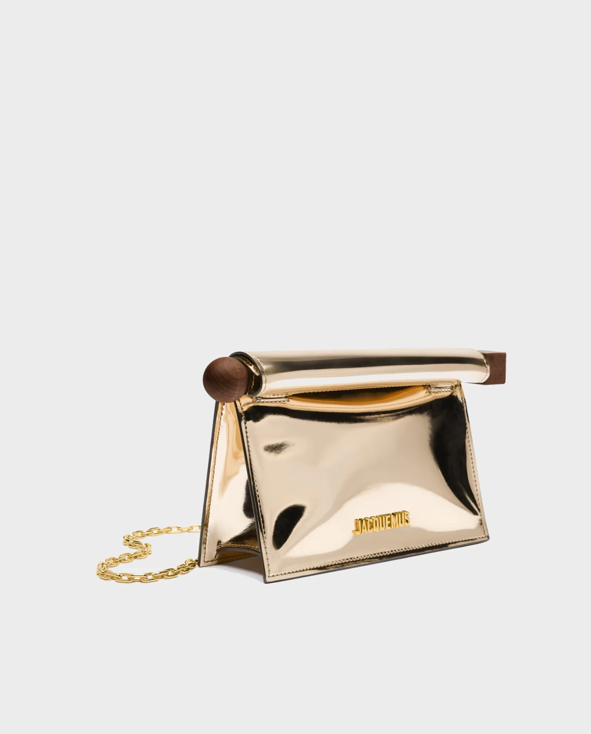 Золотий клатч JACQUEMUS Small Rond Carre