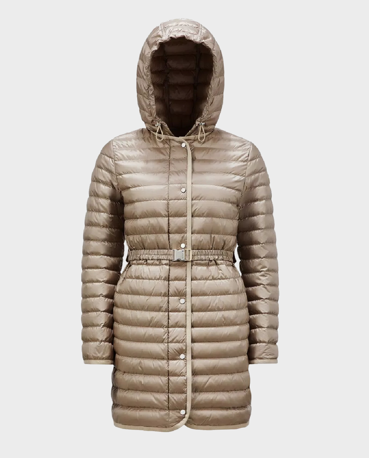 MONCLER Бежеве пухове пальто Oredonne