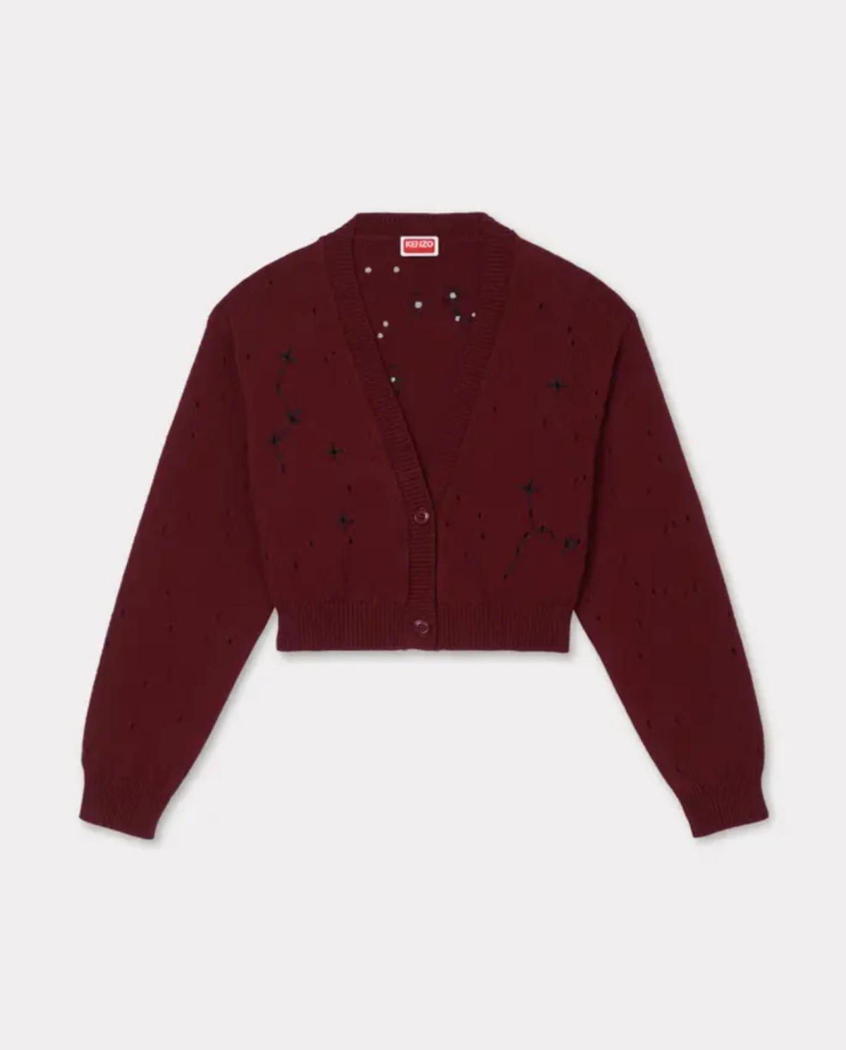 Кардиган KENZO Maroon Kenzo Constellation