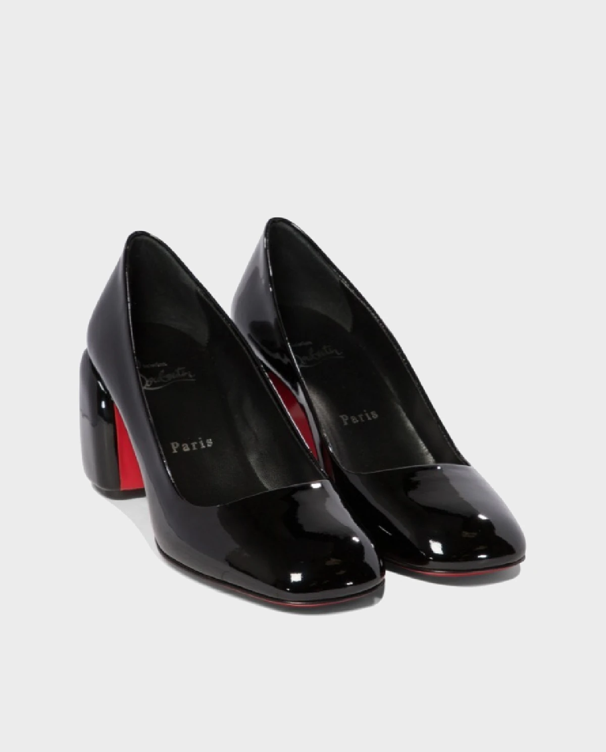 Черные туфли на каблуке Minny от CHRISTIAN LOUBOUTIN