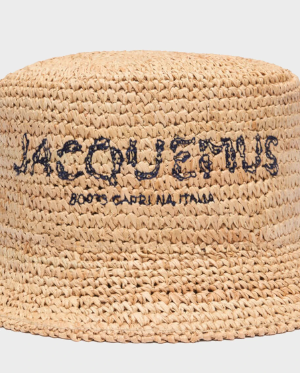 JACQUEMUS Капелюх із рафії Le Bob Pesco