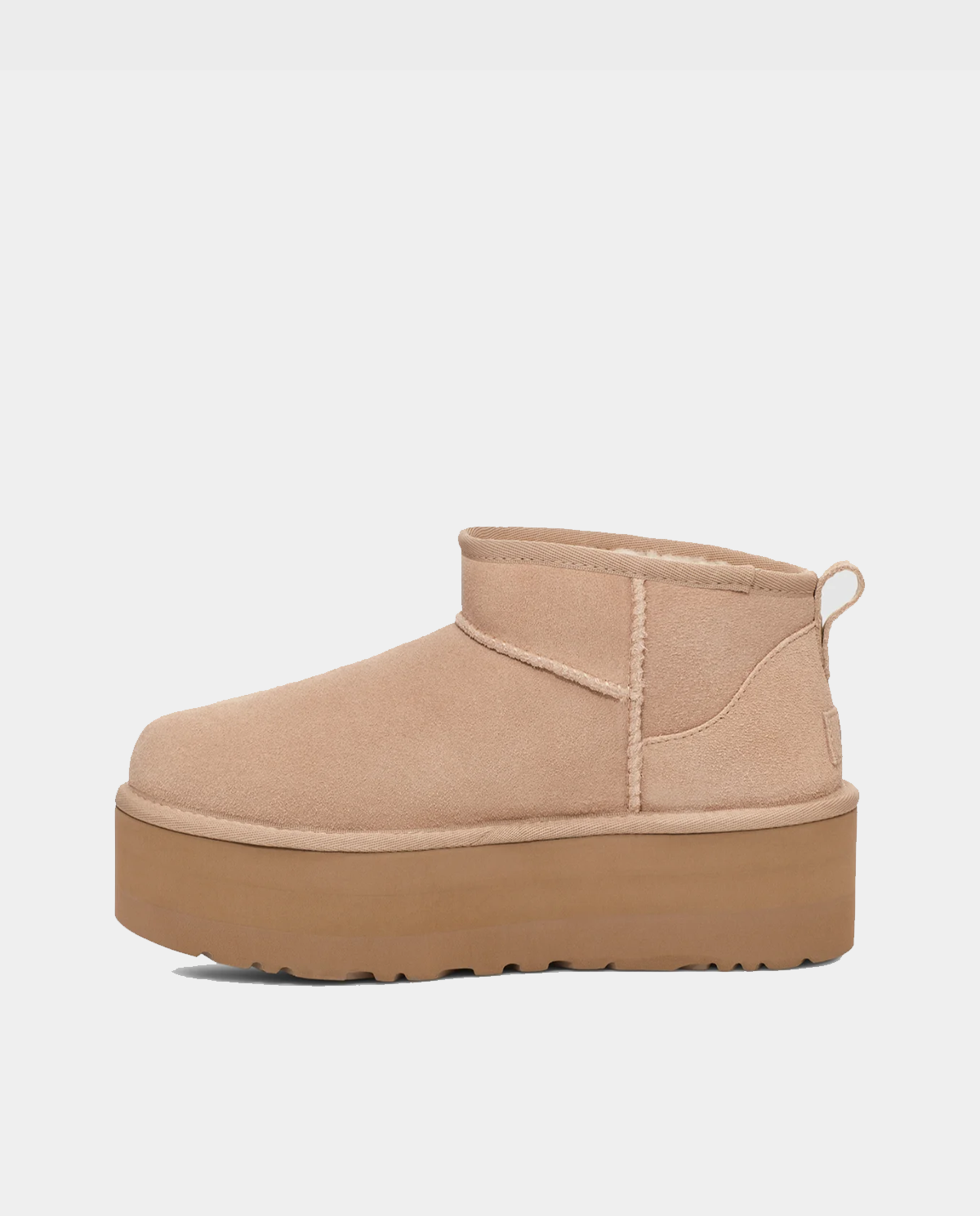 Снігові чоботи UGG Beige Classic Classic Ultra Mini Platform