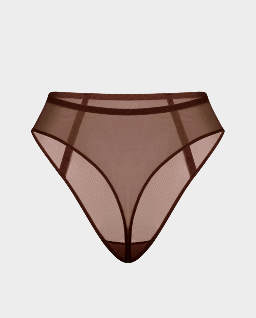 ZHILYOVA LINGERIE Коричневі сітчасті трусики Unnamed 2.0