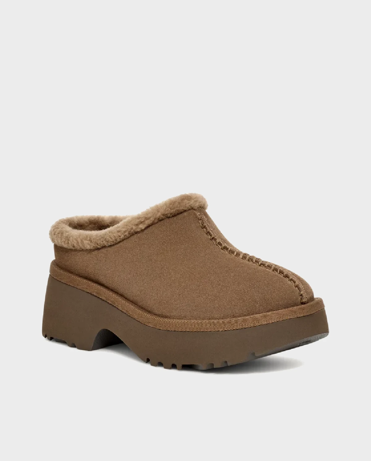 UGG Темно-коричневі сабо New Heights Cozy Clogs