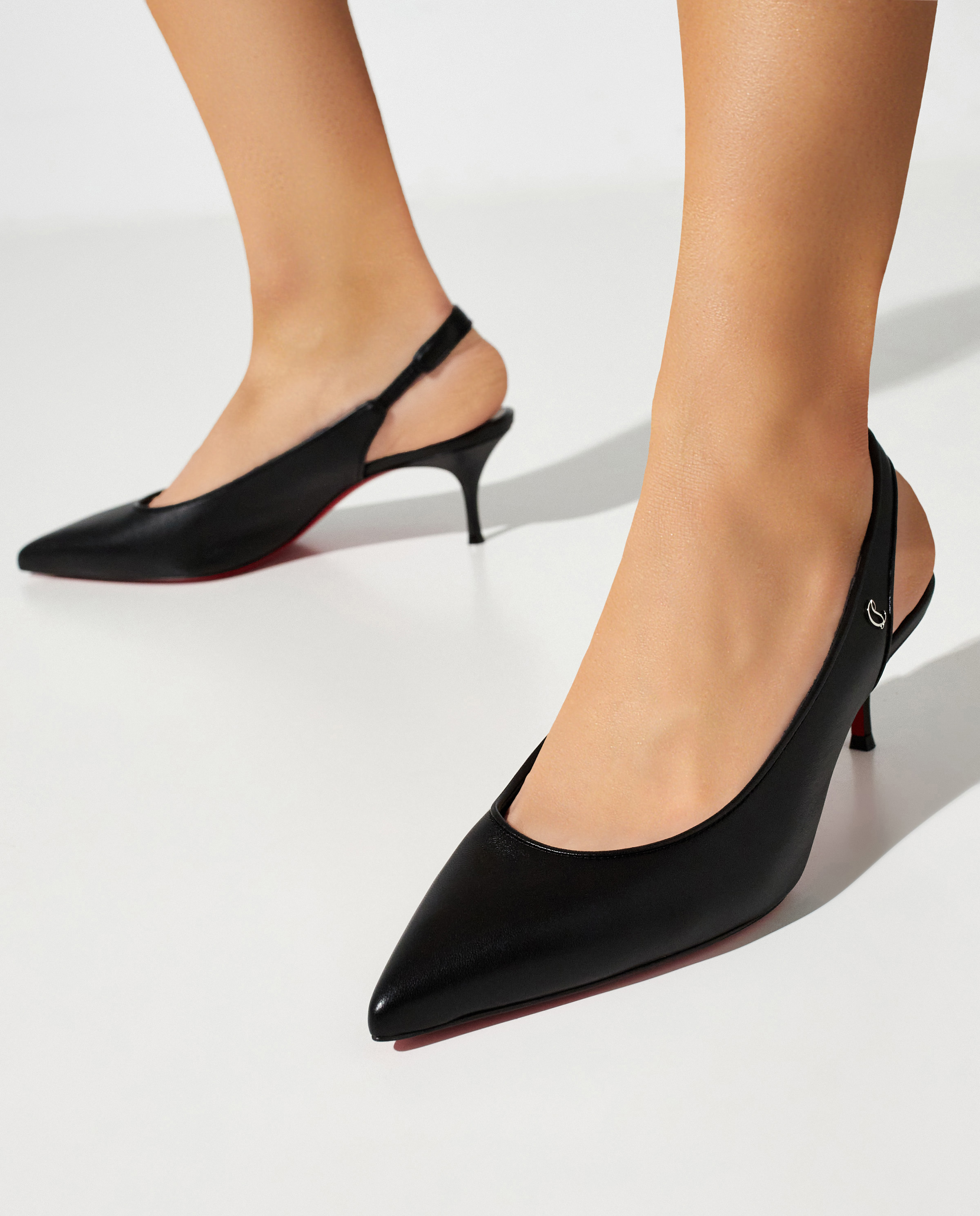 Чорні спортивні туфлі Kate Slingback від CHRISTIAN LOUBOUTIN