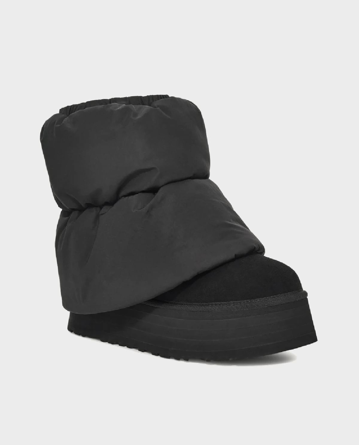 UGG Чорні черевики для снігу Classic Mini Dipper